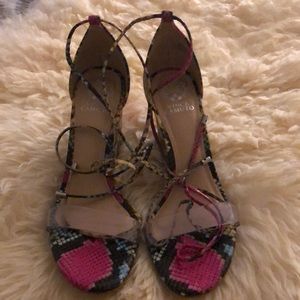 Blue, Pink,Yellow,Black, Snake Skin